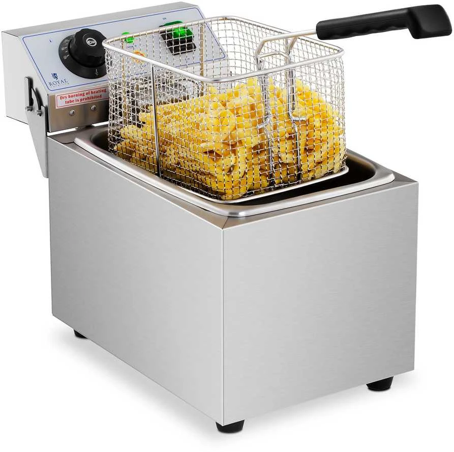 Royal Catering Gruzdintuvė reguliuojamas maitinimo elektrinė 230 V 3200W 8 L