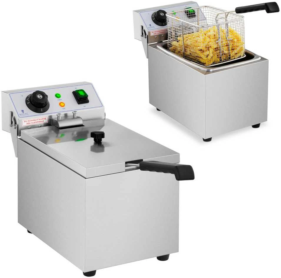Royal Catering Gruzdintuvė reguliuojamas maitinimo elektrinė 230 V 3200W 8 L