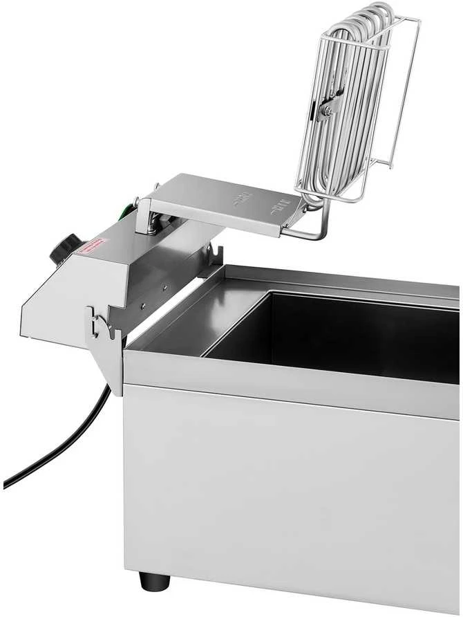Royal Catering Gruzdintuvė reguliuojamas maitinimas elektrinė elektrinė su čiaupas 230 V 3500W 16 L