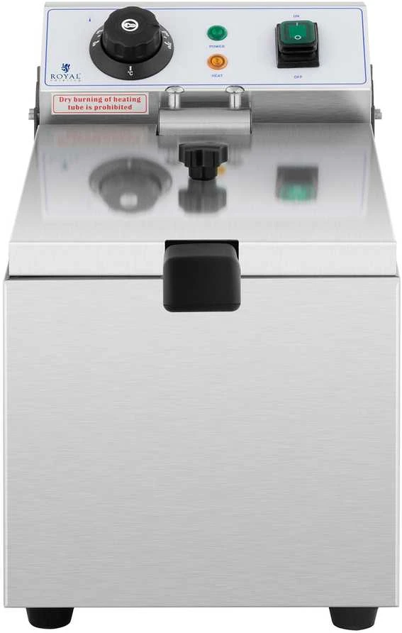 Royal Catering Gruzdintuvė reguliuojamas maitinimo elektrinė 230 V 3200W 8 L
