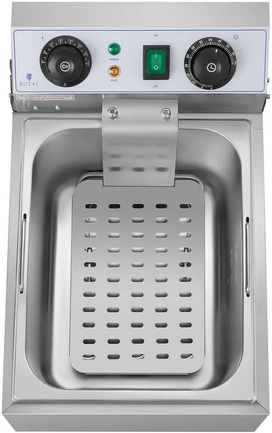 Royal Catering Elektrinė maitinimo gruzdintuvė TIMER 230 V 3200W 10 L