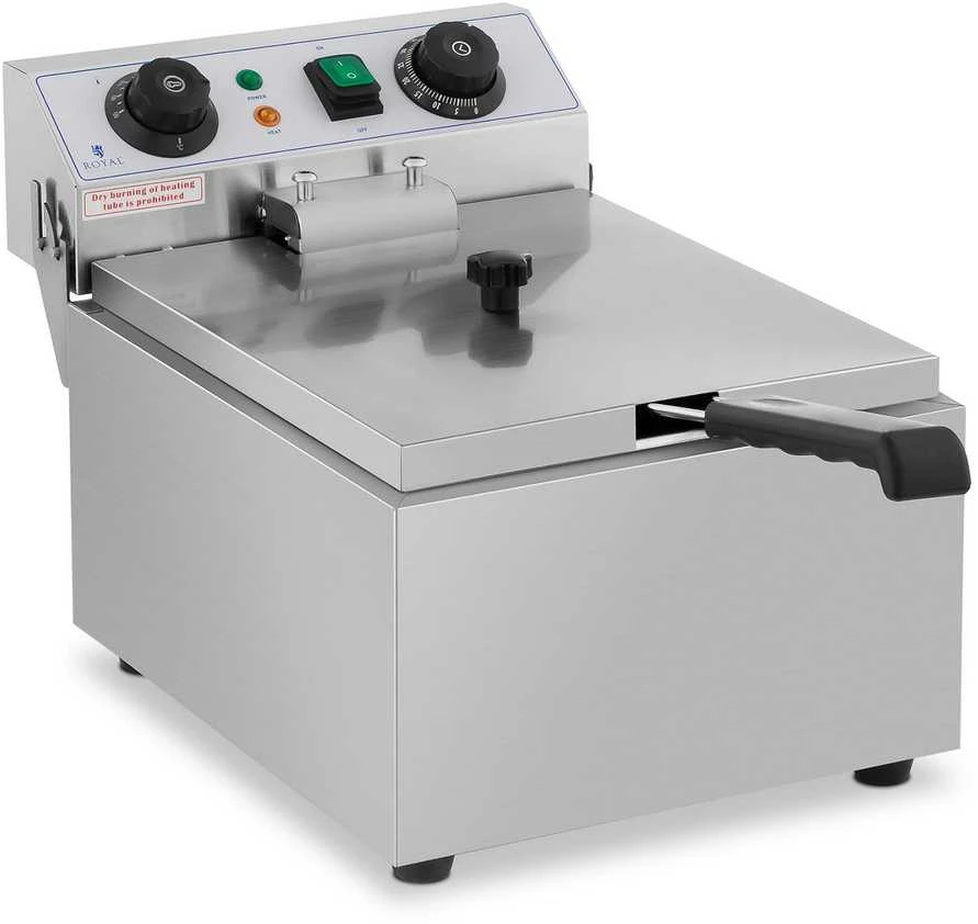Royal Catering Elektrinė maitinimo gruzdintuvė TIMER 230 V 3200W 10 L