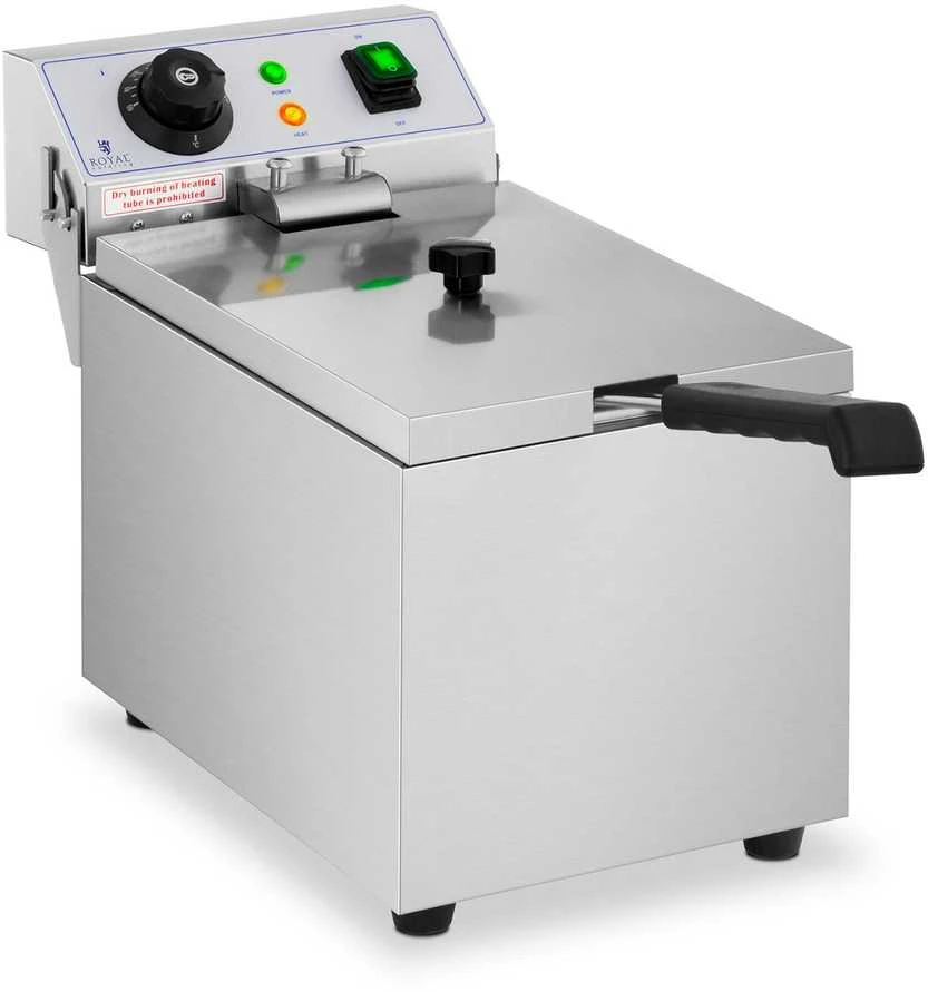 Royal Catering Gruzdintuvė reguliuojamas maitinimo elektrinė 230 V 3200W 8 L