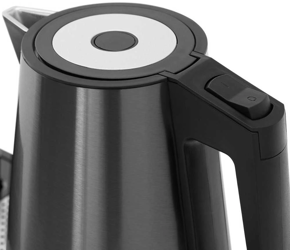 Royal Catering Viešbučio pasveikinimo rinkinys, elektrinis virdulys su padėklu, 1,2 l, 1800 W, juodas