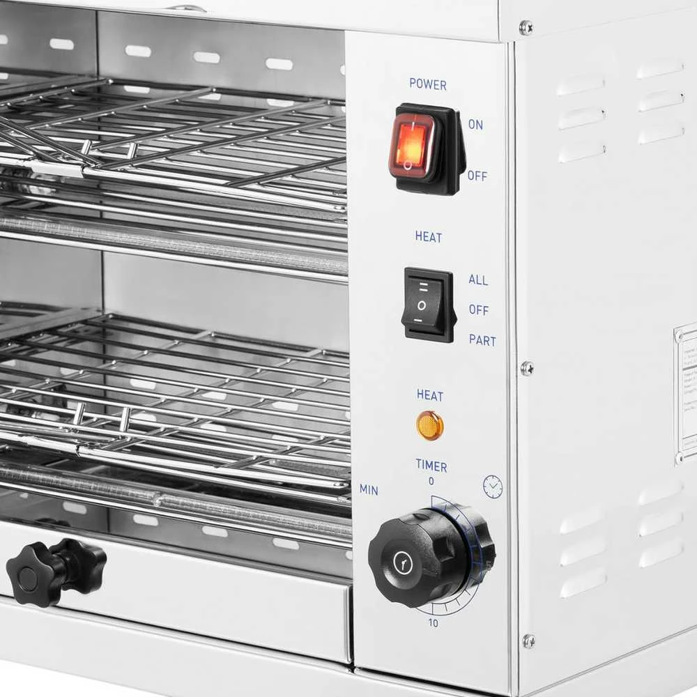 Skrudintuvas Royal Catering Keptuvas toster salamander do zapiekanek 3200 W