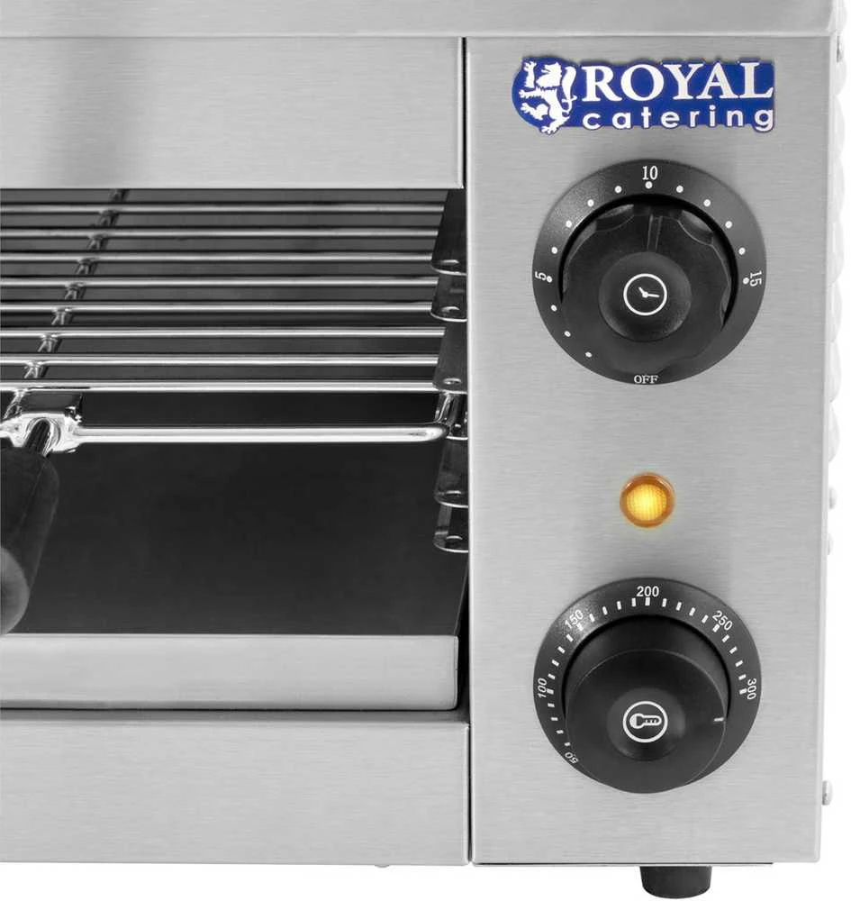 Skrudintuvas Royal Catering Keptuvas toster salamander do zapiekanek 50-300C 2000 W