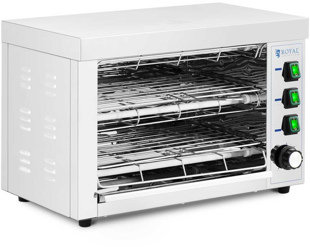 Skrudintuvas Royal Catering Keptuvas toster salamander do zapiekanek 50-300C 3250 W
