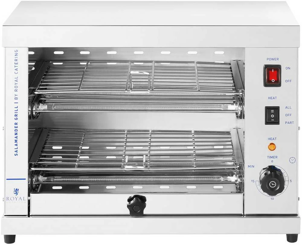 Skrudintuvas Royal Catering Keptuvas toster salamander do zapiekanek 3200 W