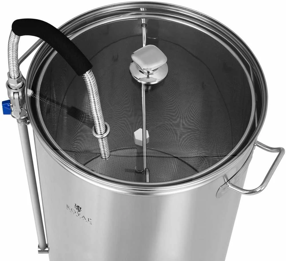 Royal Catering Košės virdulys alaus gamybai, nerūdijančio plieno 2500W LCD 60L