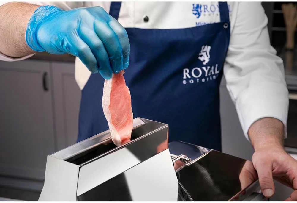 Royal Catering Kepsnių pjaustyklė mėsos minkštinimo mašina elektrinė 230V 350W