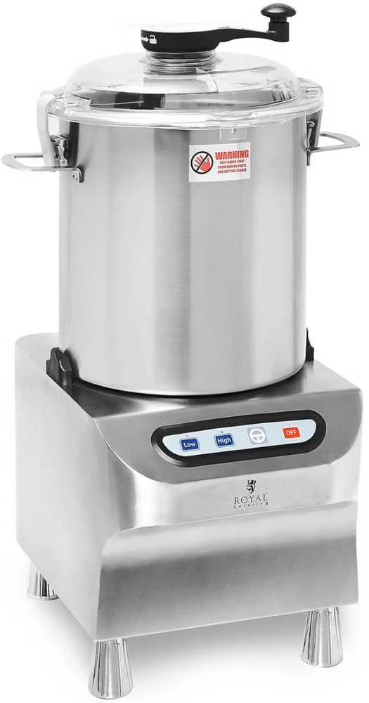 Royal Catering Vilko mėsinė pjaustyklė mėsai, daržovėms pjaustyti, malti, pjaustyti, 18 l 1500/2200 aps./min 1500 W
