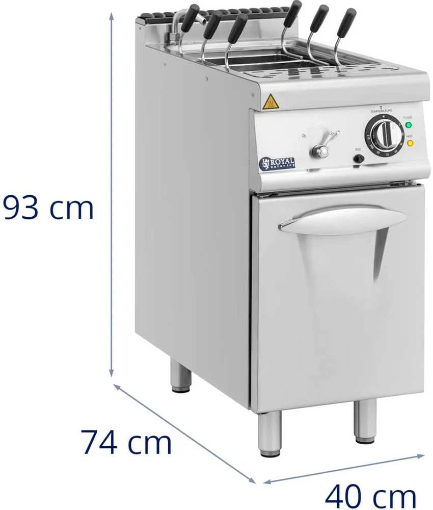 Royal Catering Makaronų viryklė, elektrinė, laisvai pastatoma, 400 V, 9 kW