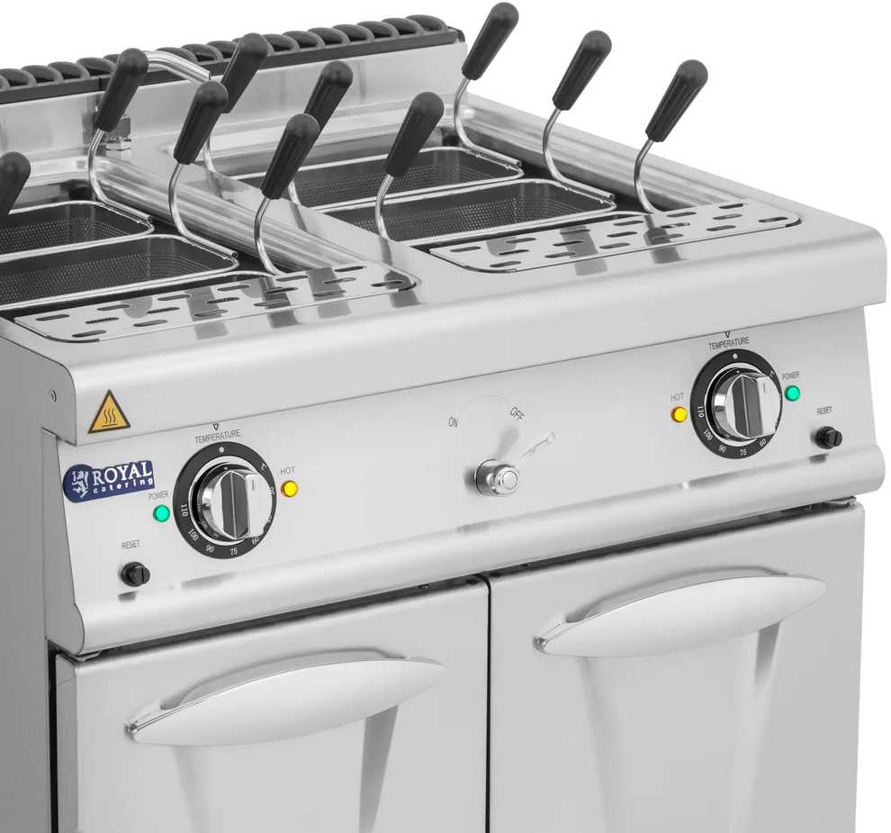 Royal Catering Makaroniarka warnik do makaronu elektrinis 18 kW 400 V