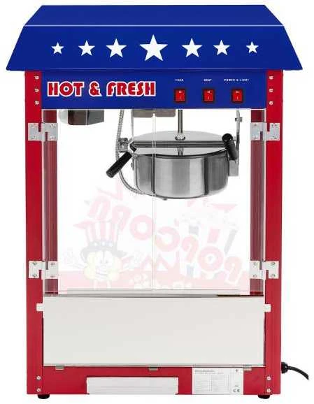 Royal Catering Spragėsių aparatas su mėlynu stogu TEFLON 1600W