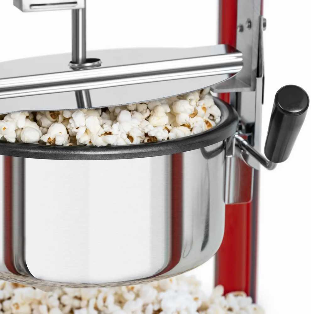 Royal Catering Retro stiliaus spragėsių sprogdiklis 1500 W 5kg/val. – raudonas