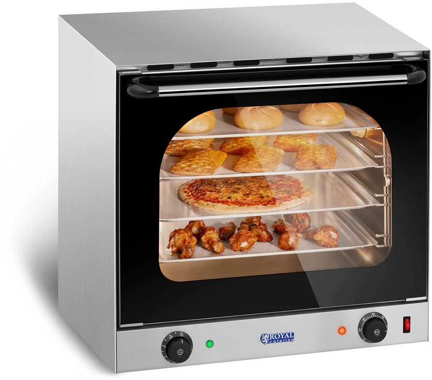Royal Catering Kepti 4 lygių konvekcinėje orkaitėje 2400 W + 4 x skarda