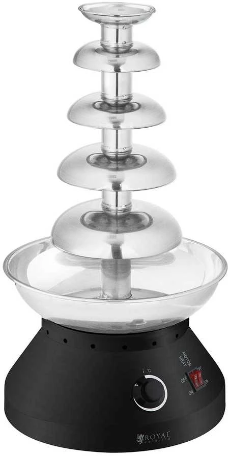Royal Catering Daugiaaukštis šokoladinis fontanas šokoladui, 5 pakopų, 4kg