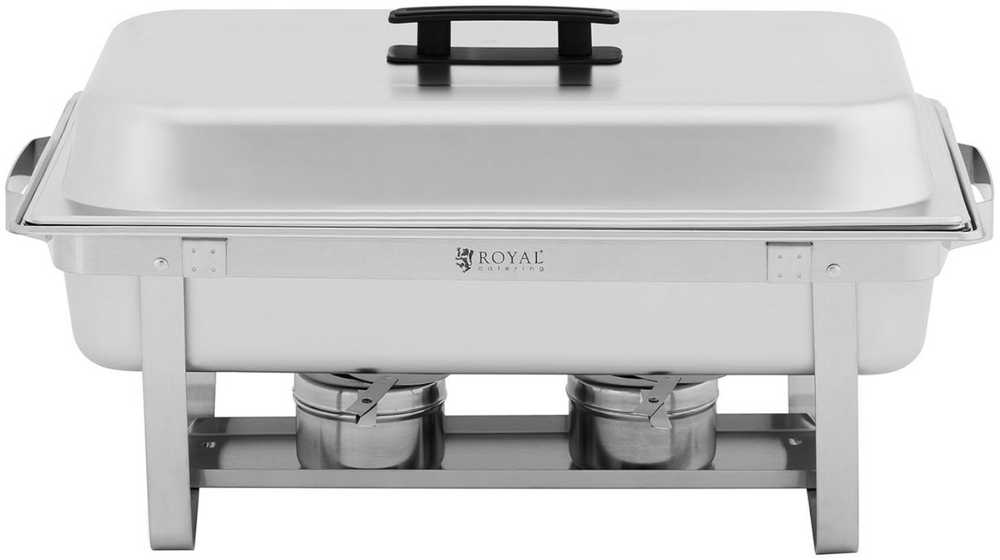 Royal Catering Buffet bain-marie šildytuvas indams su šildytuvo pasta 1/2 GN + 2x 1/4 GN