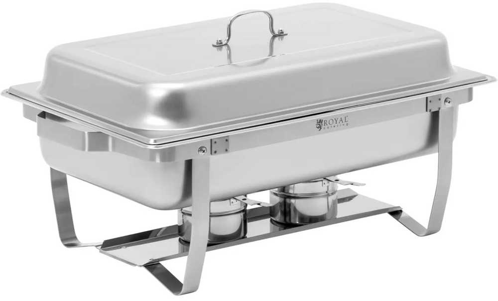 Royal Catering Maisto šildytuvas makaronams GN 1/1 7,5 l PLIENAS - 6 vnt. rinkinys.