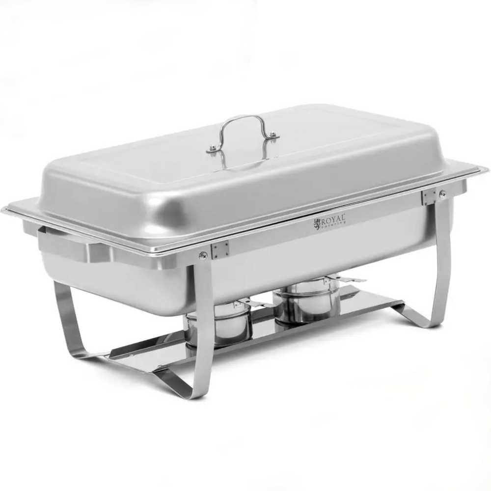 Royal Catering Buffet bain-marie maisto šildytuvas pastai GN 1/1 7,5 l PLIENAS - rinkinyje 2 vnt.