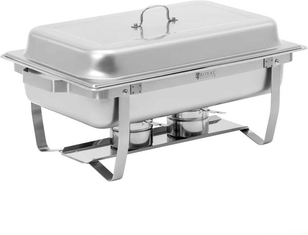Royal Catering Buffet bain-marie maisto šildytuvas pastai GN 1/1 7,5 l PLIENAS - rinkinyje 4 vnt.