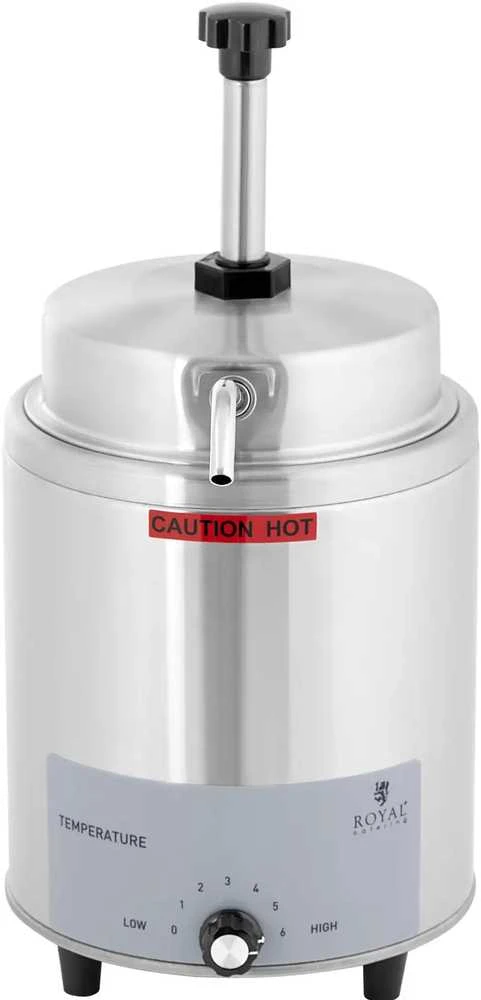 Royal Catering Sauce šildytuvas elektrinis su pompos dozatoriumi 3,3l 550W