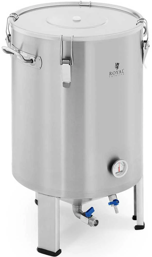 Royal Catering Container fermentacijos virdulys alaus fermentatorius pagamintas iš nerūdijančio plieno 60 l