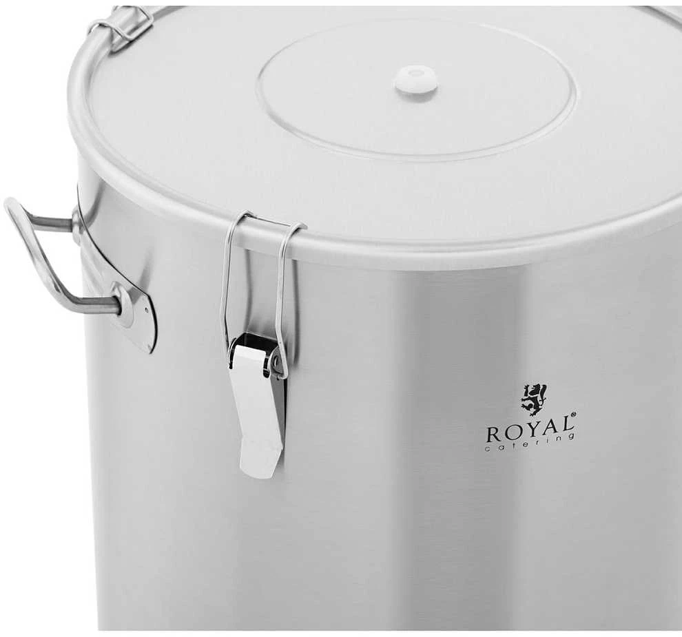 Royal Catering Container fermentacijos virdulys alaus fermentatorius pagamintas iš nerūdijančio plieno 60 l