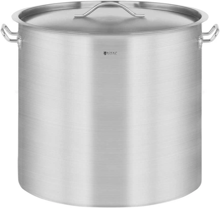 Royal Catering AUKŠTOS INDUKCIJOS PUODAS, NERŪDŽIASIS PLIENAS, 12 Lt