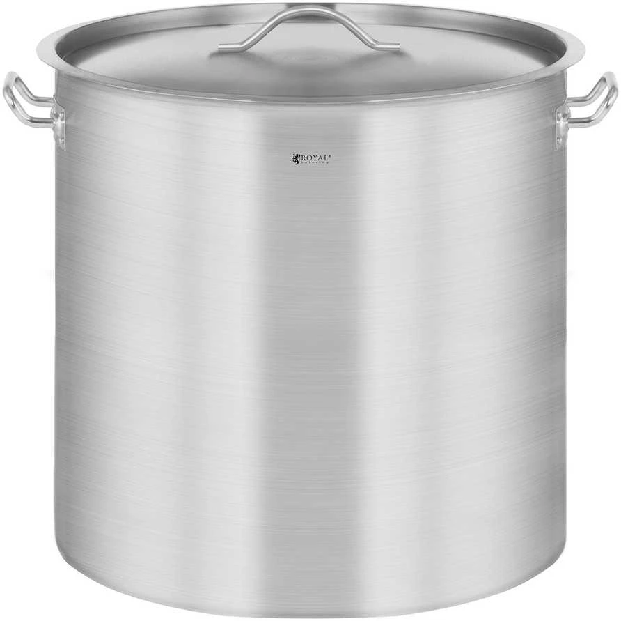 Royal Catering Maitinimo puodas su dangčiu, nerūdijančio plieno, indukcinei viryklei, 36 l