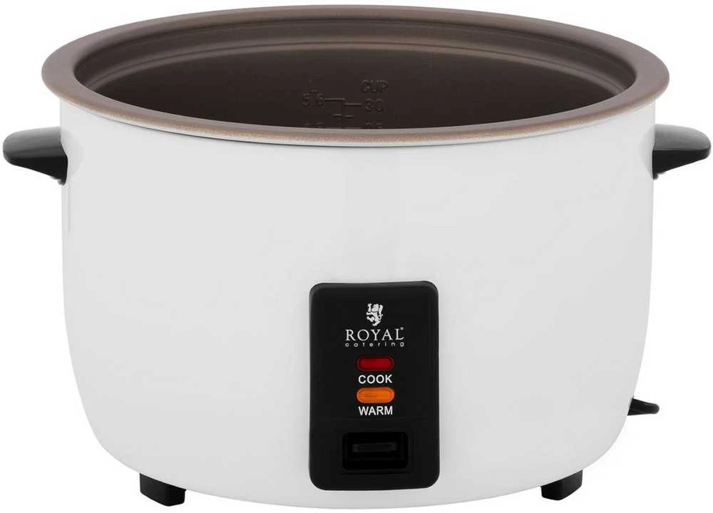 Royal Catering Ryžių viryklė, elektrinis puodas ryžiams virti, 10L
