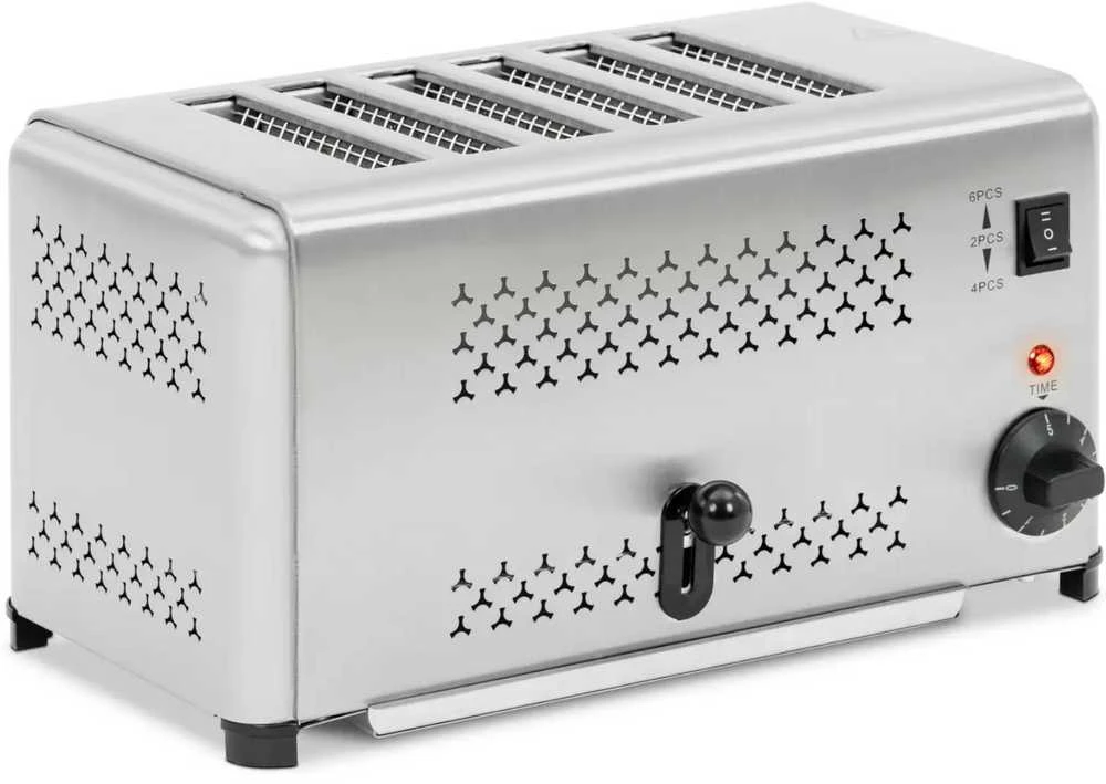 Royal Catering Skrudintuvas-sumuštinių keptuvė 6 duonos riekelėms, 2500 W