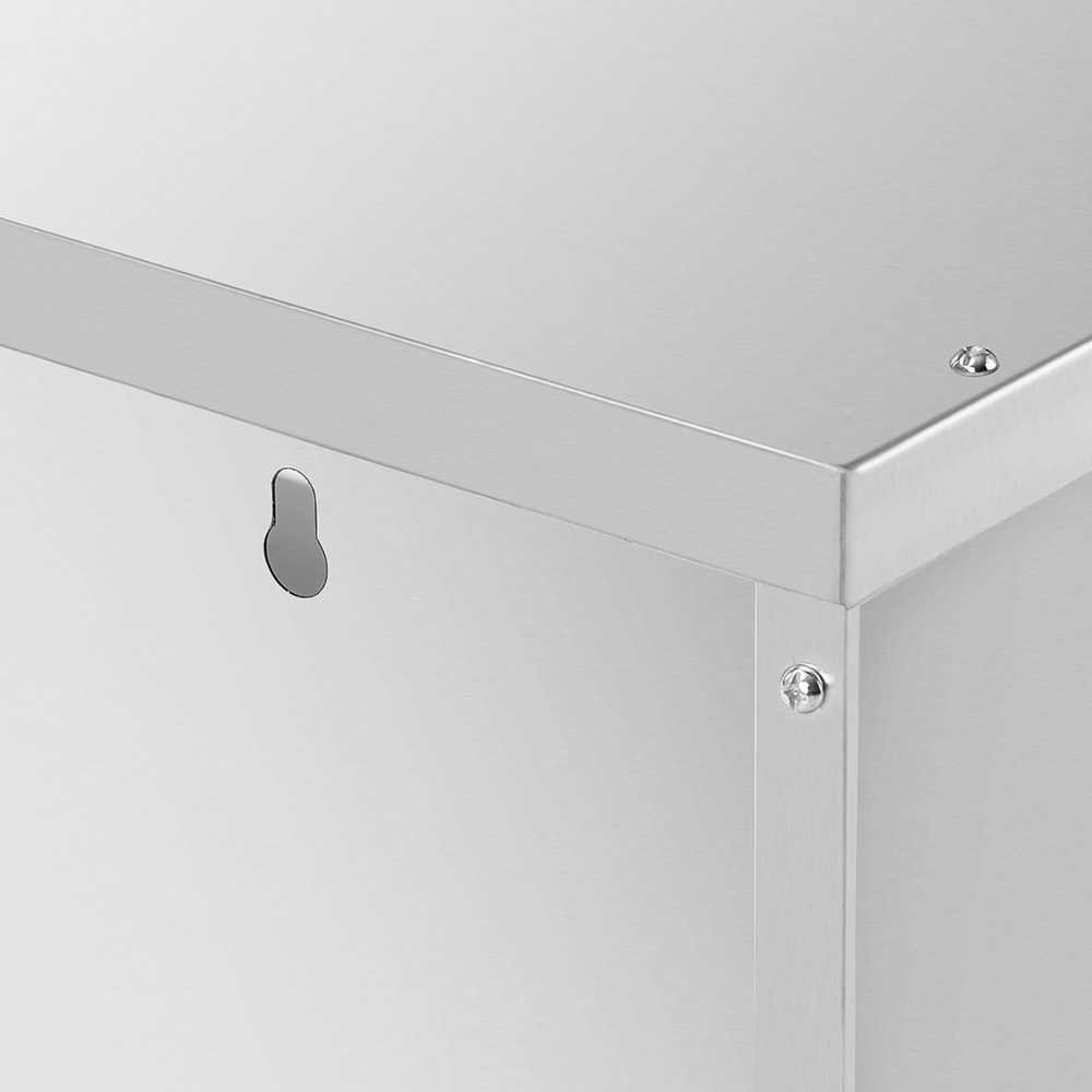 Royal Catering Maitinimo sieninė spinta su stumdomomis durimis PLIENAS 120 kg 90 x 40 x 50 cm