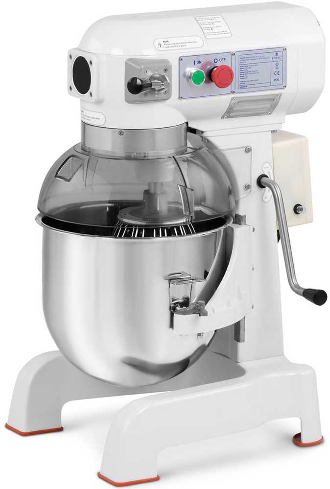 Royal Catering Spiralinis planetinis maišytuvas su nuleidžiamu dubeniu, 20 l, 700 W