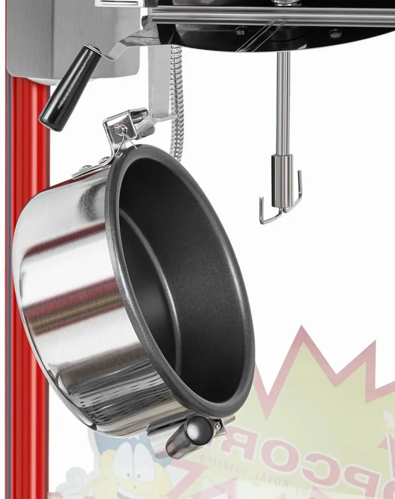 Royal Catering Spragėsių aparatas su mėlynu stogu TEFLON 1600W