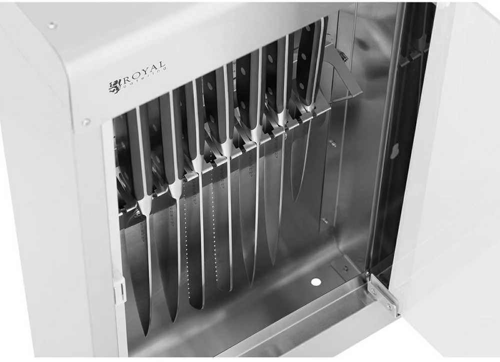 Royal Catering Maitinimo UV sterilizatorius, skirtas 14 peilių peilių dezinfekcijai