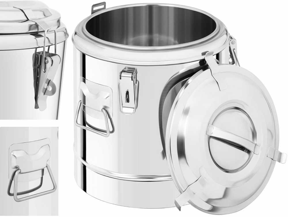 Royal Catering Maitinimo termosas maistui transportuoti, plieno, 12L