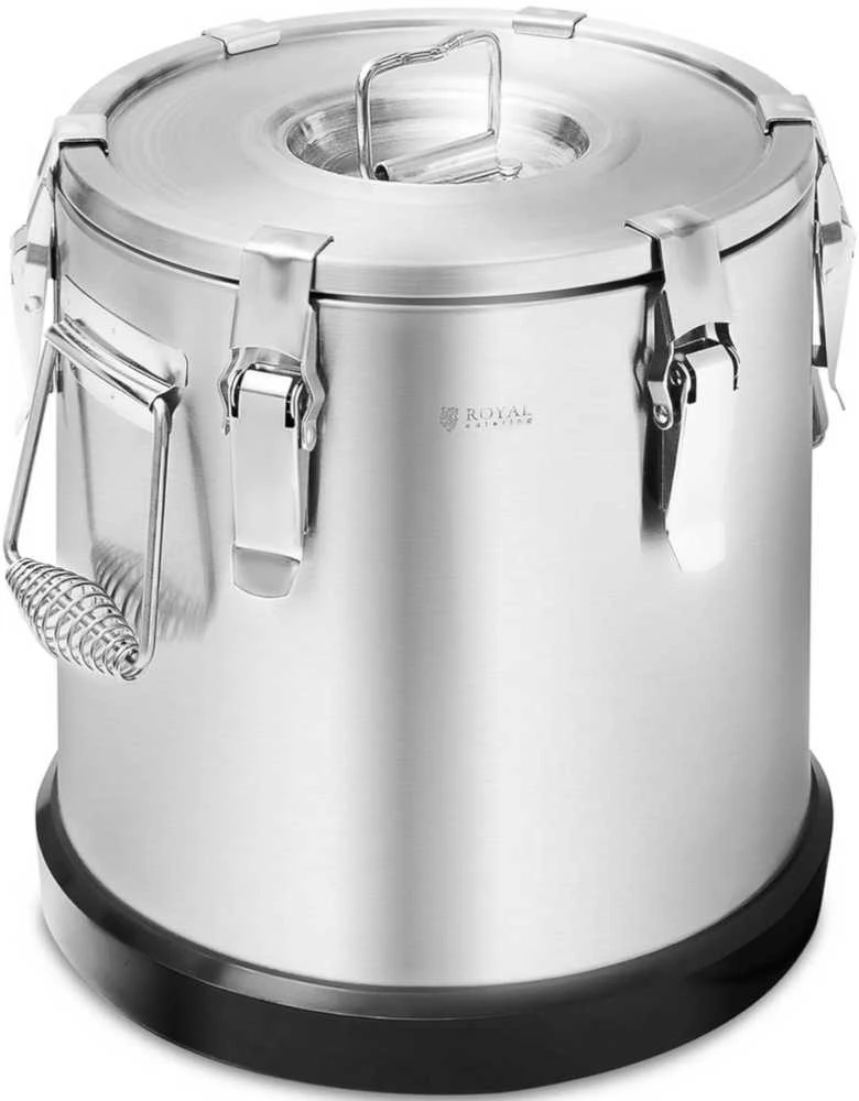 Royal Catering Termosas, termo maitinimo konteineris maistui vežti, PLIENAS, 15 l