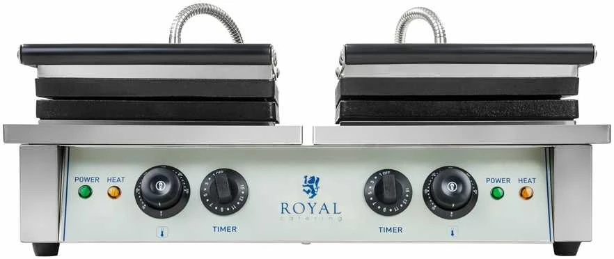 Royal Catering Vaflinė stačiakampis dvivietis 4 belgiškiems vafliams