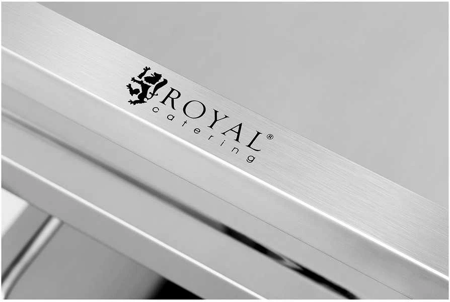 Royal Catering 3 lentynų padavėjo vežimėlis iš nerūdijančio plieno