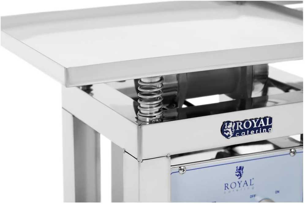 Royal Catering Vibruojantis storinimo stalas šokoladui 57 x 29 cm 45 W