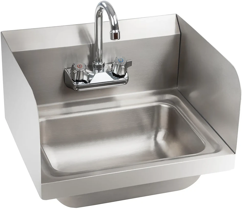 Royal Catering Virtuvinis rankinis praustuvas pagamintas iš nerūdijančio plieno, plotis 43,5 cm