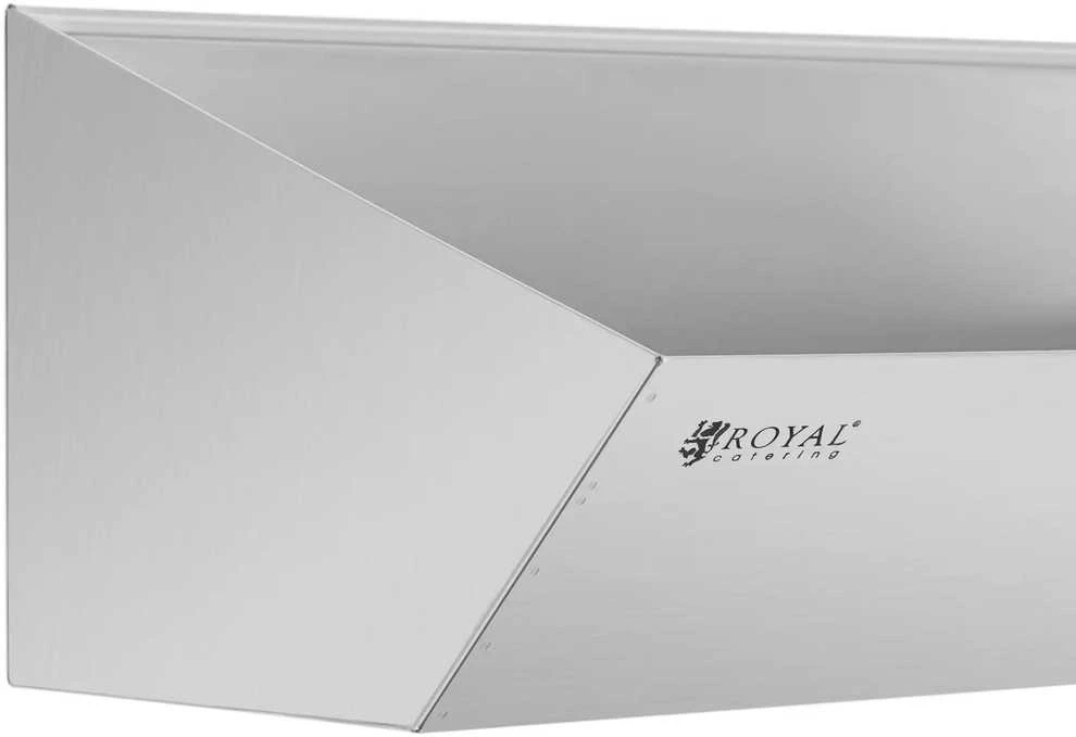 Royal Catering Vonios konteinerio padėklas bulvytėms iš nerūdijančio plieno 80 x 30 cm
