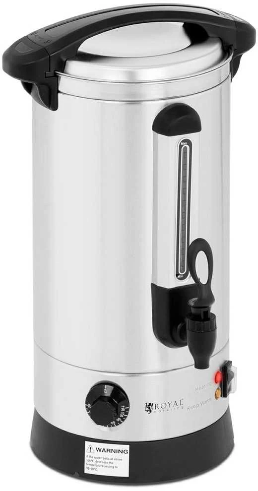 Virdulys Royal Catering Warnik karšto vandens šildytuvas dvigubas sienas plieno 8.7L 1500W