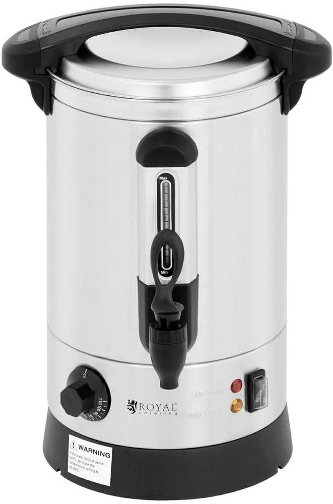 Virdulys Royal Catering Šiltesnis karšto vandens šildytuvas dvisienis plieno 6.5L 1500W