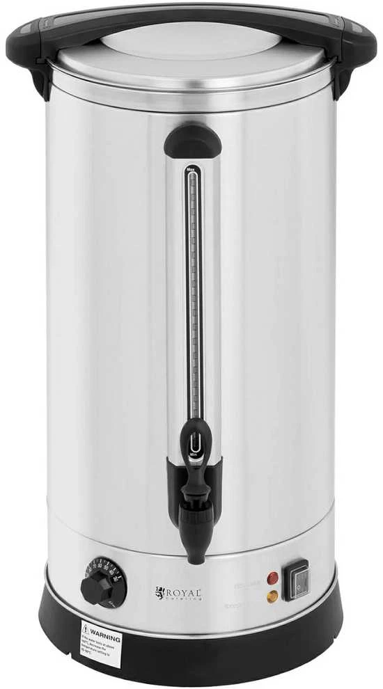 Royal Catering Šiltesnis karšto vandens šildytuvas dvisienis plieno 23.5L 2500W