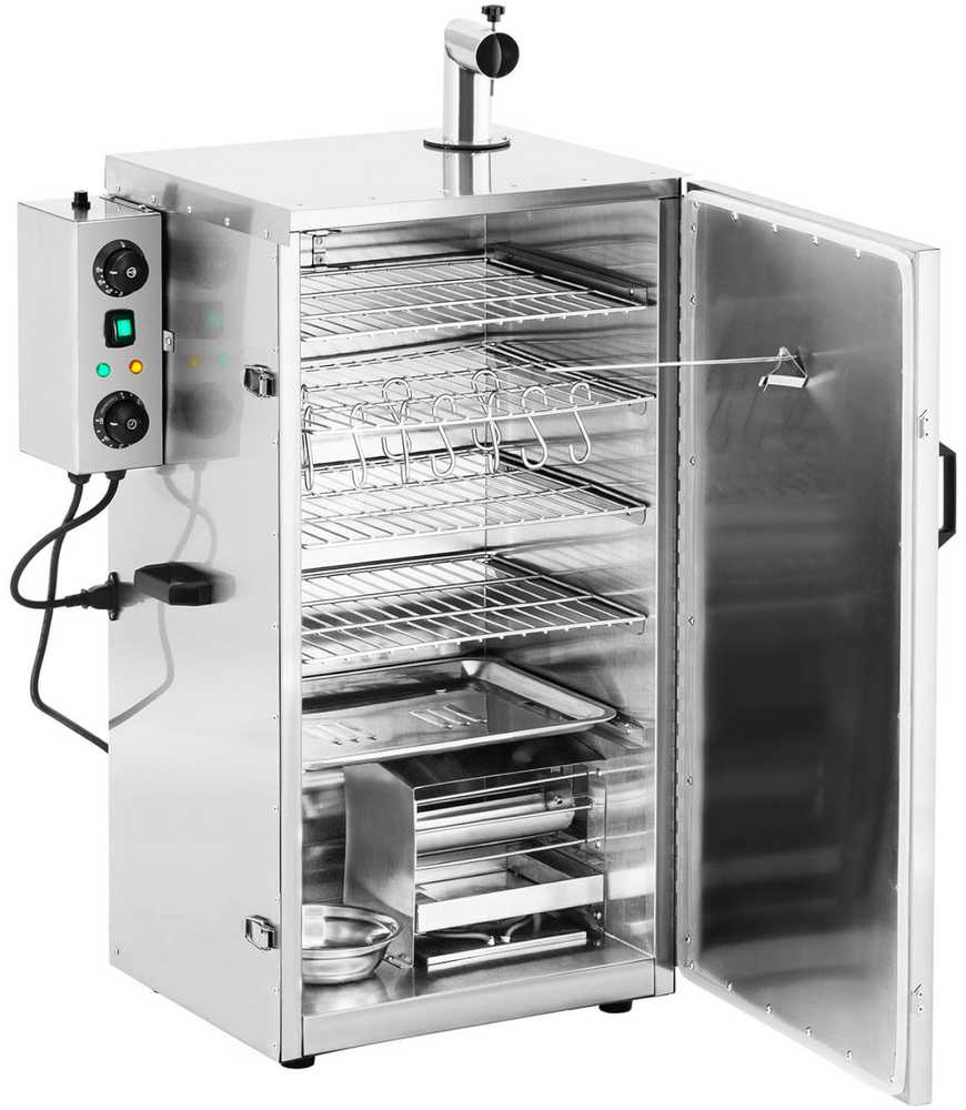 Royal Catering Elektrinė rūkykla, rūkykla, 4 grotelės, 105 l, 1000 W