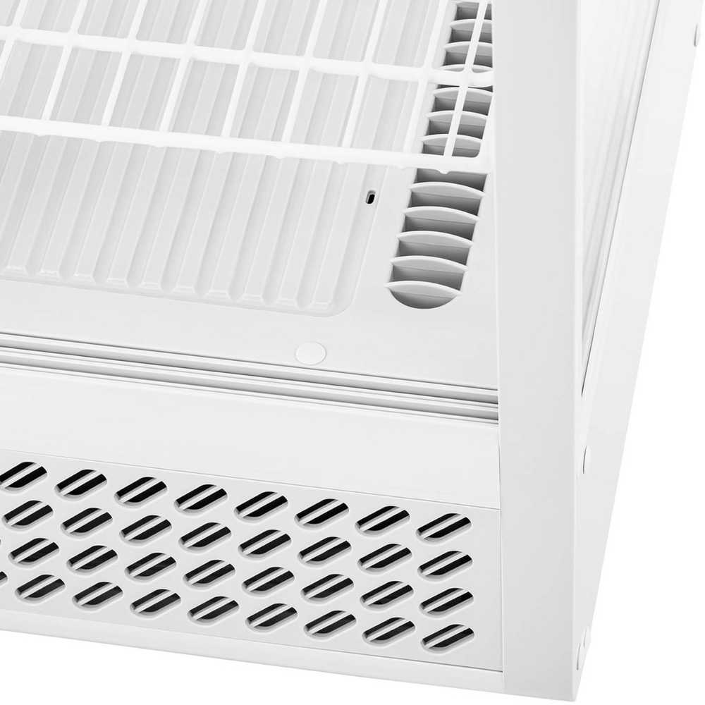 Royal Catering Šaldytuvo vitrina, stiklinė, 3 lygių, 100 l - balta