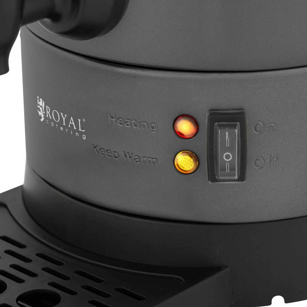 Royal Catering Kavos/arbatos virimo aparatas su čiaupu ir lašintuvu, 6 l, 950 W, pilkas
