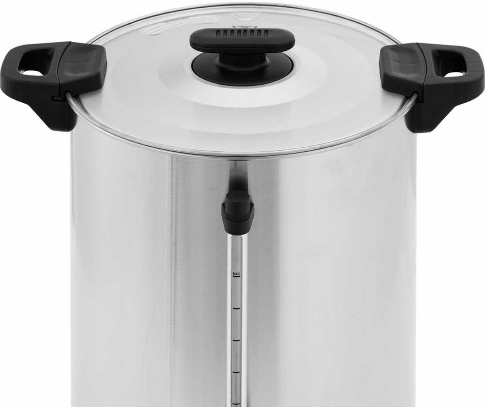 Royal Catering Kavos ir arbatos virimo aparatas su kranu 20 l 1650 W sidabrinis